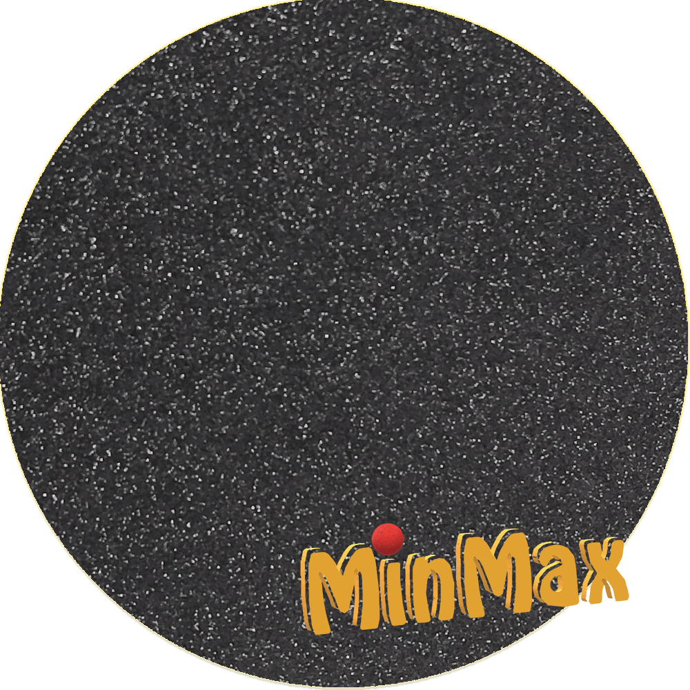 Black Sparkle MinMax Gliter Heat Transfer Vinyl